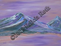 "Amethyst Mountains" Print