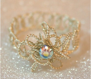 "Grecian Twist"  Series - Metal Work Ring