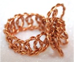 "Wild Woven Twist"  Series - Metal Work Flower Ring