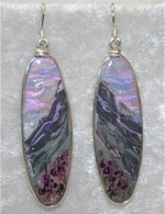 "Mountains at Dusk" Series - Nature Earrings
