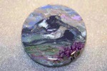 "Mountains at Dusk" Series - Nature Pin/Brooch