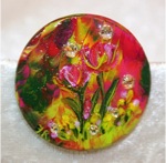 "Garden Party" Series - Floral Pin/Brooch