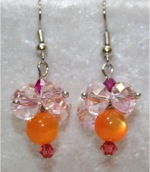"Crystal Cluster" Series - Beaded Earrings