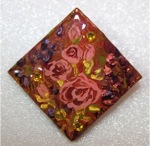 "Canyon Roses" Series - Roses Pin/Brooch