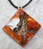 "Desert Wildlife" Series - Hawk Necklace 
