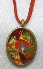 "Color Swirl" Series - Contemprary Necklace 