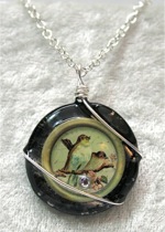 "Modern And Vintage" Series - Songbird Necklace 
