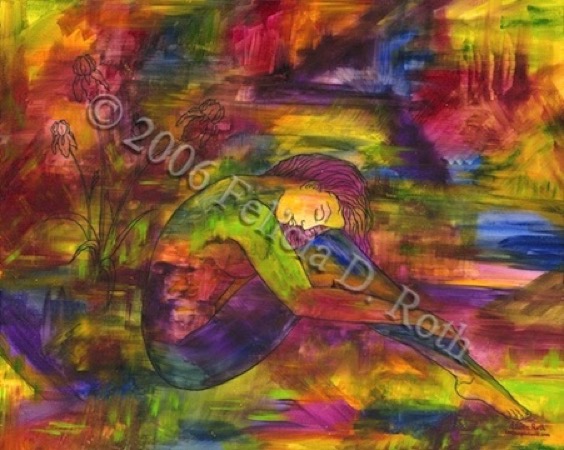 Contemplation Painting by Felicia D. Roth 2006 wtmk