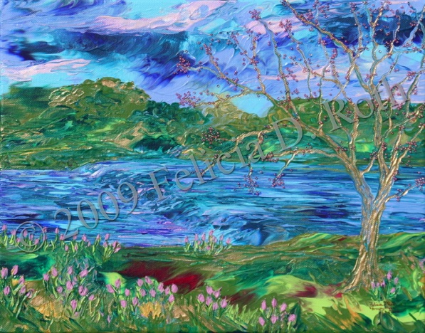 Dreamy River by Felicia D. Roth