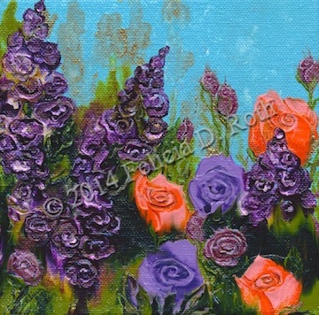 Garden Rendezvous by Felicia D. Roth 2014 6x6