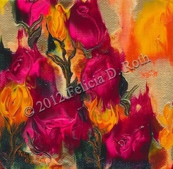 Glowing Roses by Felicia D. Roth 2012