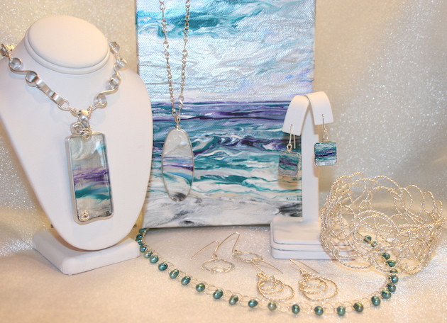 Beach Heaven Jewelry &#38; Art Series by Felicia D. Roth