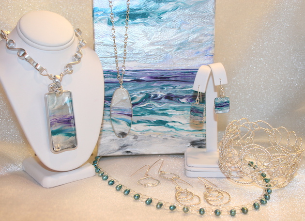 Beach Heaven Jewelry & Art Series by Felicia D. Roth