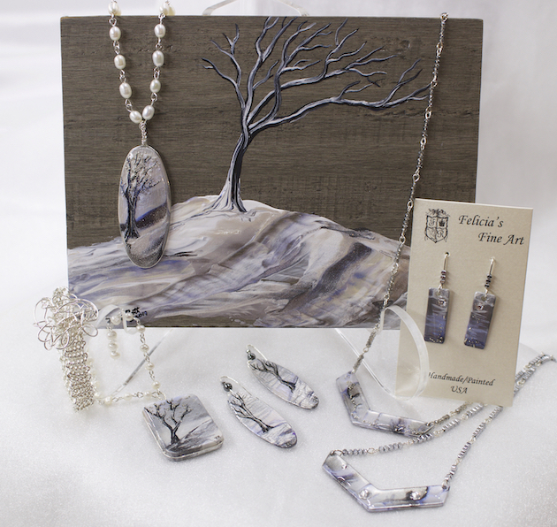 Winter Wonder Series by Felicia D. Roth jewelry & art