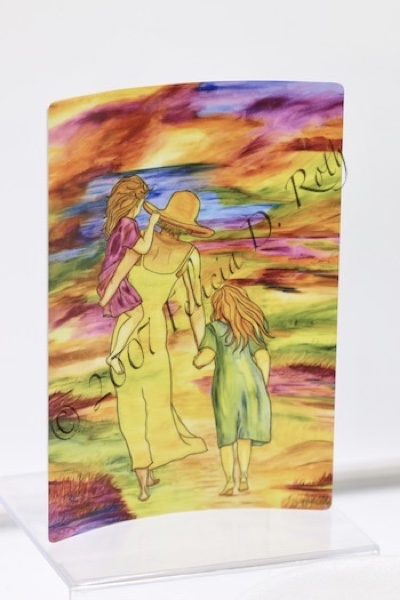 "Loves Journey" Metal Art print by Felicia D. Roth