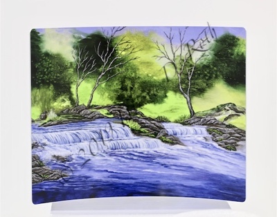 "Gentle Falls" Metal Art print by Felicia D. Roth