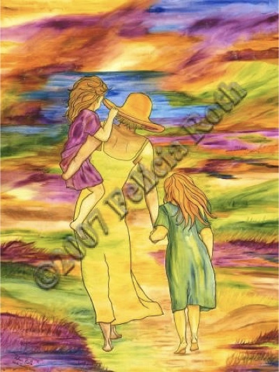 "Love's Journey" Print by Felicia D. Roth