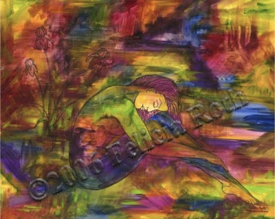 "Contemplation" Print by Felicia D. Roth