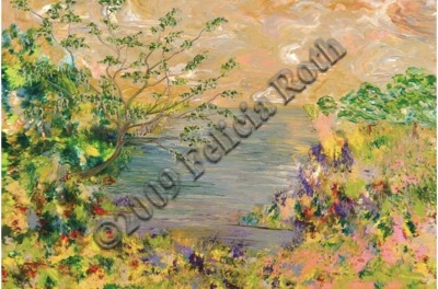 "Dreamy Cove" Print by Felicia D. Roth