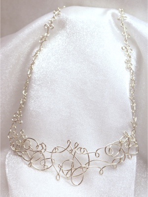 "Wild Woven" Series - Hand Crafted Metal Work Necklace by Felicia D. Roth