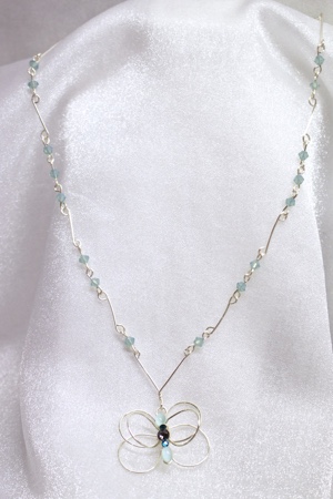 "Butterfly" Series -  Hand Crafted Necklace by Felicia D. Roth