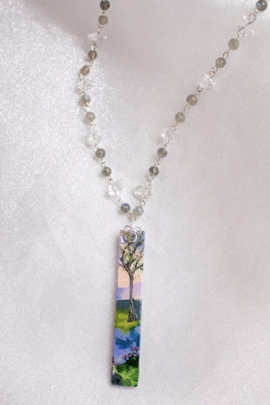 "Sunkissed Morning" Series - Tree Necklace by Felicia D. Roth