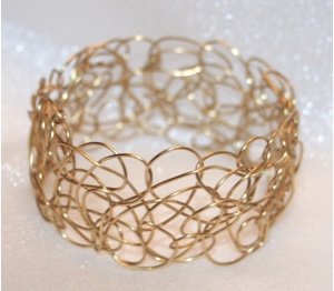 "Wild Woven" Series - Contemporary Golden Bracelet