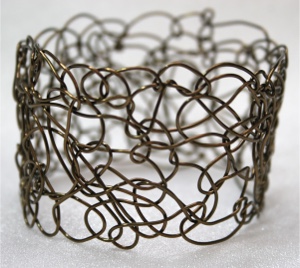 "Wild Woven" Series - Contemporary Bronze Bracelet