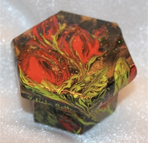 "Garden Romance" Series - Hand Painted Jewelry Box