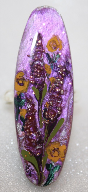 "Bouquet" Series -  Hand Painted Floral Ring