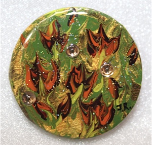 "Garden Blooms" Series - Floral Pin/Brooch