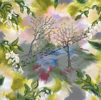 "View The Morning Sunrise" Painting by Felicia D. Roth