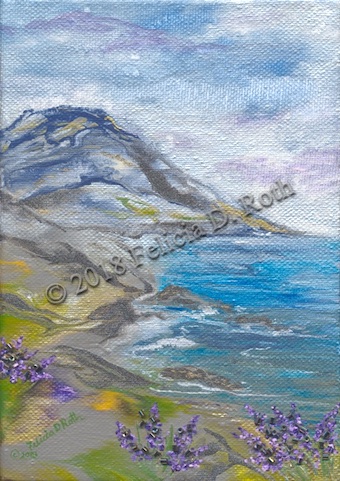 Dusk on the Shore by Felicia D. Roth 2018