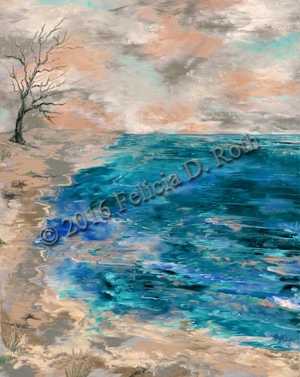Ocean Dream painting by Felicia D. Roth 2016