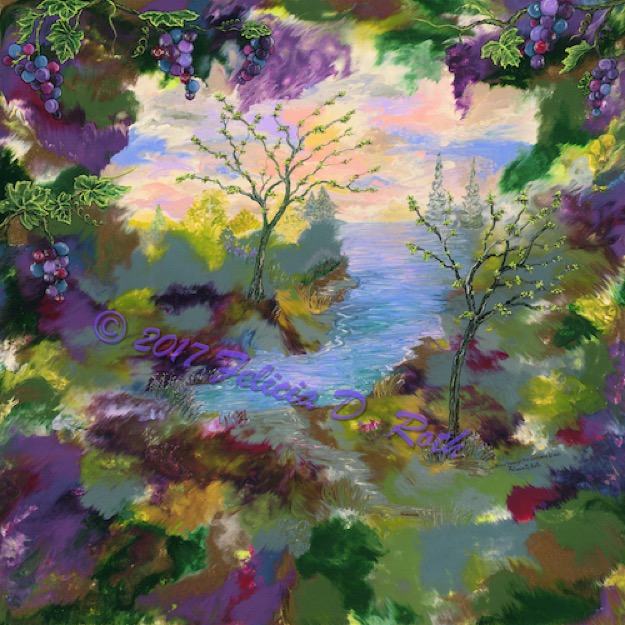 View Through the Vineyard by Felicia D. Roth copy
